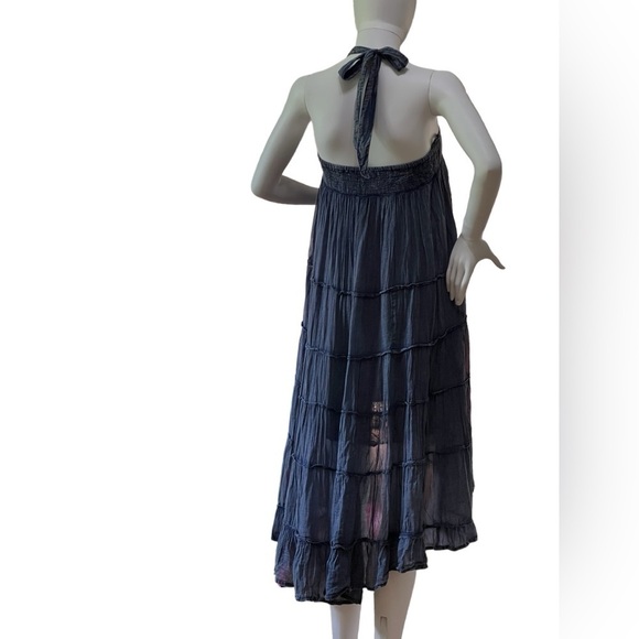 Solitaire blue  denim boho dress. - Picture 2 of 5